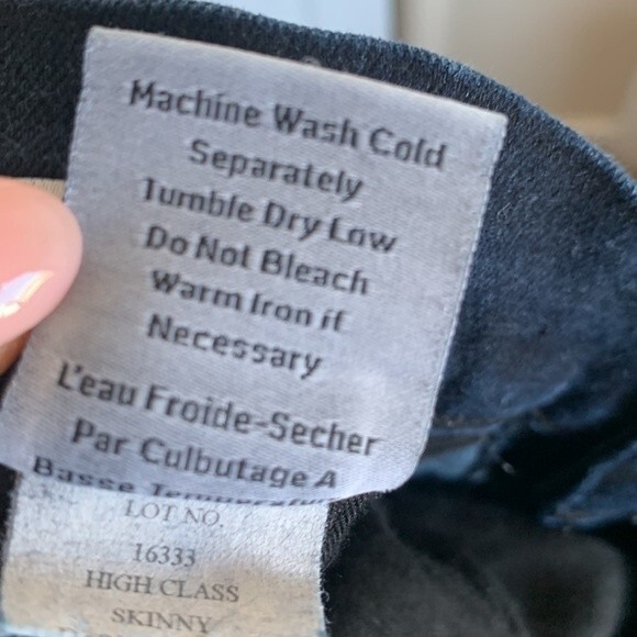 James Jeans Blue Camo High Class Skinny Jeans Sz 28 - Picture 9 of 9